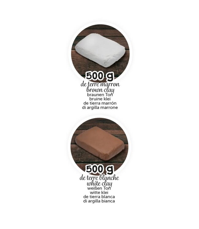 Buki | Professional Studio Pottery | Refill | 2 x 500 gram | 8+