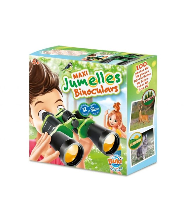 Buki | Maxi Verrekijker | met Kompas | 8 x 50 mm | 18 x 19,5 x 6 cm | 8+