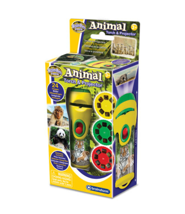 Brainstorm Toys | Zaklamp Projector | Torch & Projector | Animal | 3+