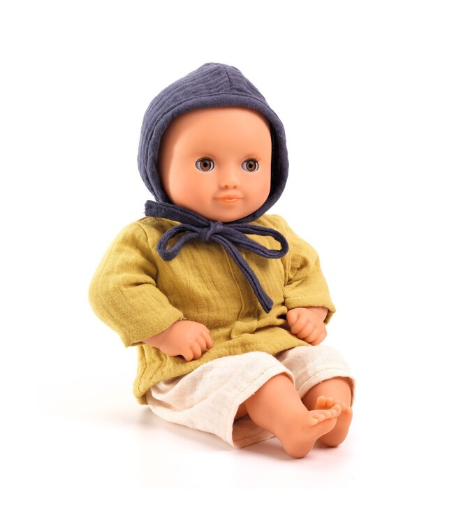 Djeco | Pomea Poppen Collectie | Baby Camomille | 32 cm |+18 mnd