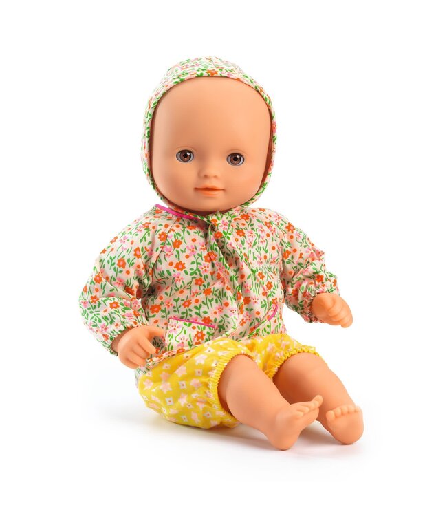 Djeco | Pomea Poppen Collectie | Baby Flora | 32 cm |+18 mnd