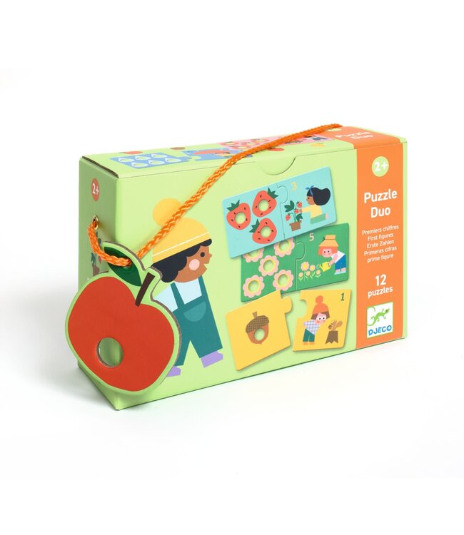 Djeco | Puzzel Duo | Eerste Cijfers | 24 delig | 2+
