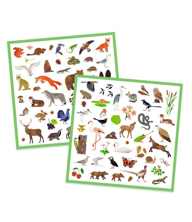 Djeco | Stickers | Fauna | 160 stuks | 4+