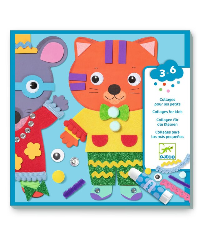 Djeco | Collages | Little Sweethearts | 3-6 jaar