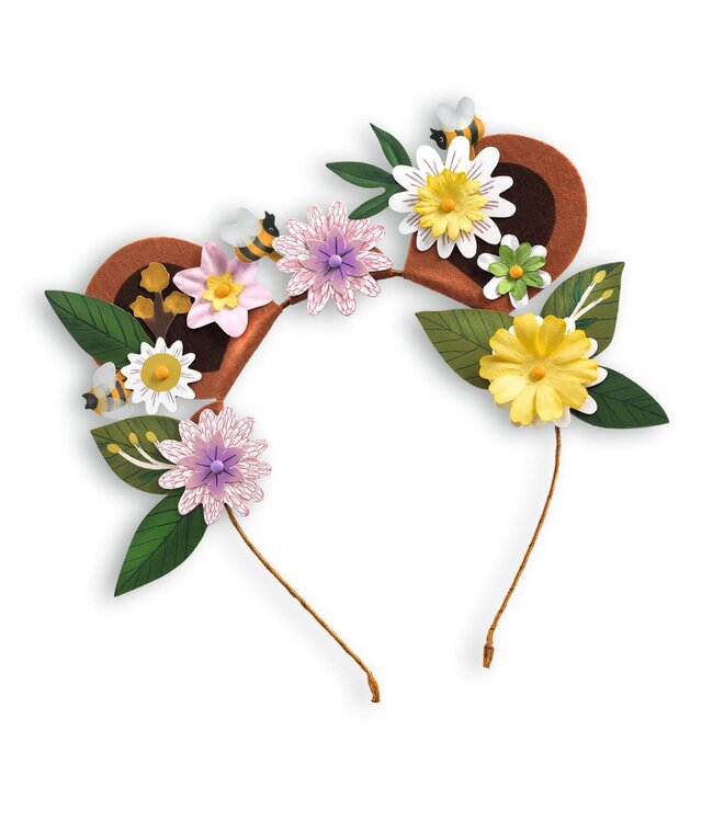 Djeco | Do it Yourself | 3 Headbands | Flower Friends | 6+
