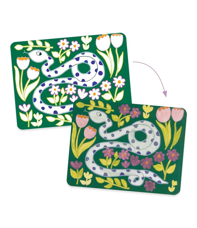 Djeco | Schilderen met een Pallet | Wilde dieren | 3 - 6 jaar