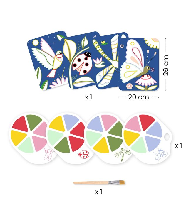 Djeco | Schilderen met een Pallet | Kleine Beestjes | 3 - 6 jaar