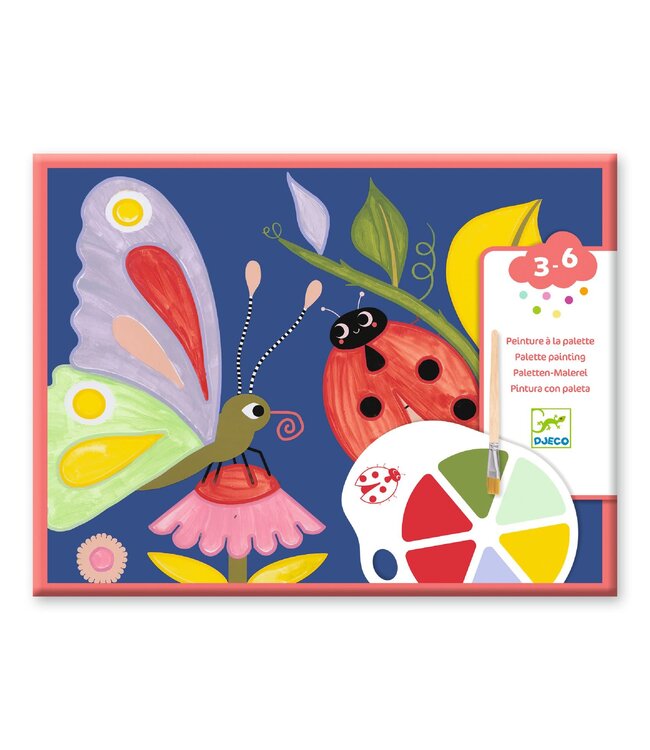 Djeco | Schilderen met een Pallet | Kleine Beestjes | 3 - 6 jaar