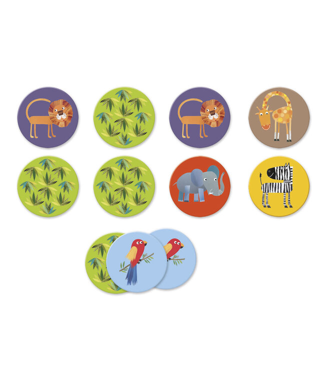 Djeco | Memo | Jungle | 30 stuks | 3+
