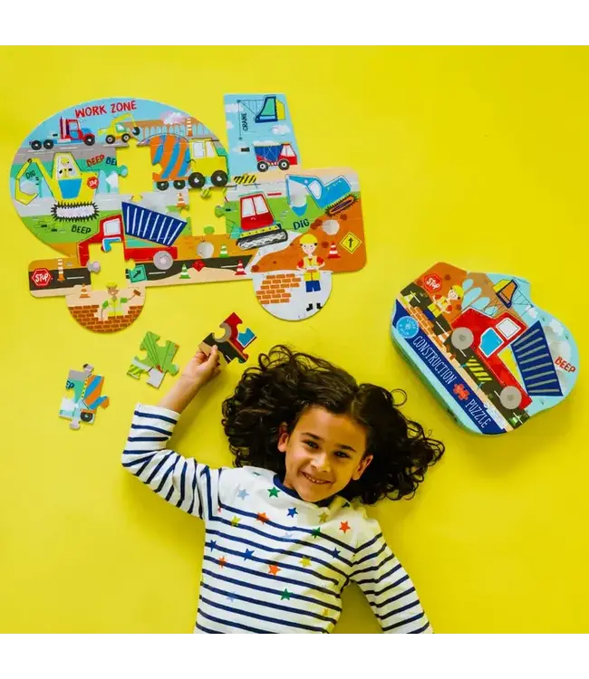 Floss & Rock | Jigsaw Puzzle in Shaped Box | 40 delig | Construction | 3+