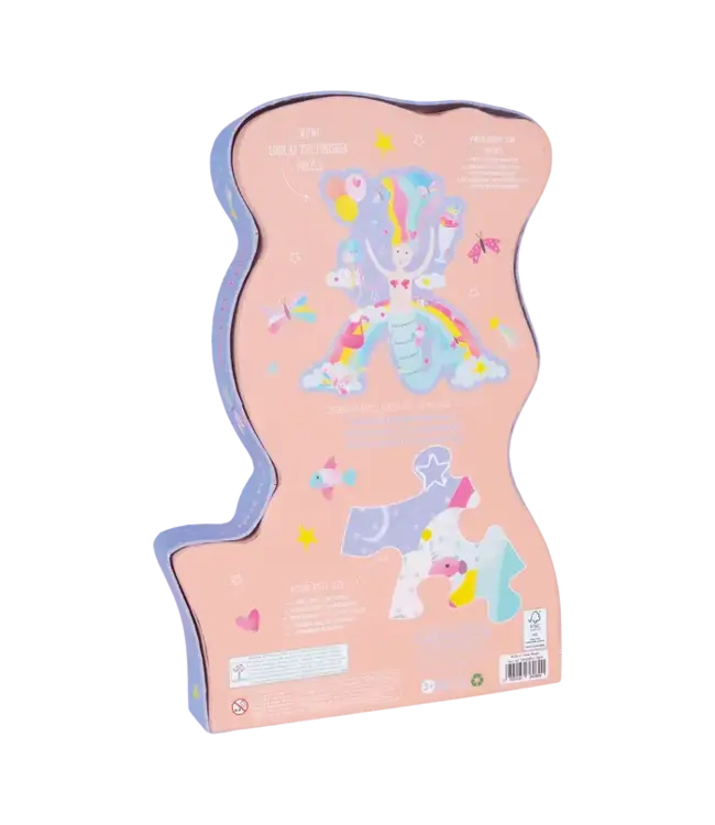 Floss & Rock | Jigsaw Puzzle in Shaped Box | 40 delig | Fantasy | 3+