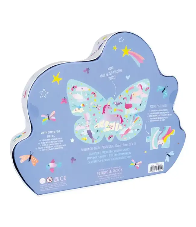 Floss & Rock | Jigsaw Puzzle in Shaped Box | 80 delig | Fantasy | 5+