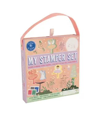 Floss & Rock Floss & Rock | My Stamper Set | 8 Wooden Stamps | Enchanted | 3+