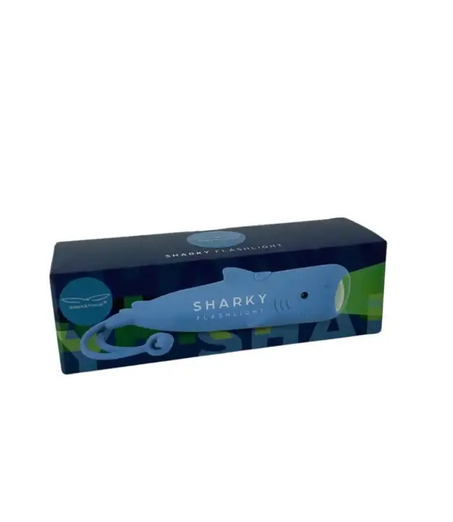 Rabbit & Friends | Haai | Oplaadbare Zaklantaarn | Siliconen | 25cm | 2+
