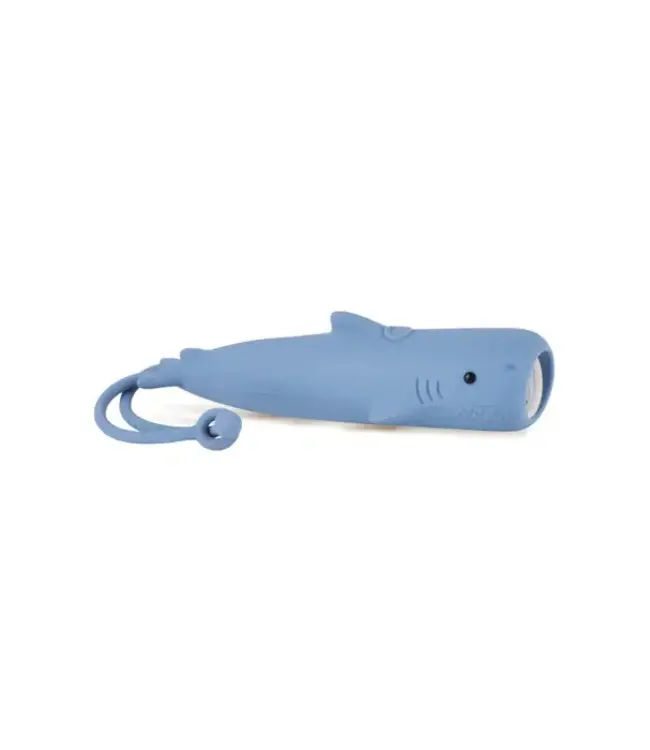 Rabbit & Friends | Haai | Oplaadbare Zaklantaarn | Siliconen | 25cm | 2+
