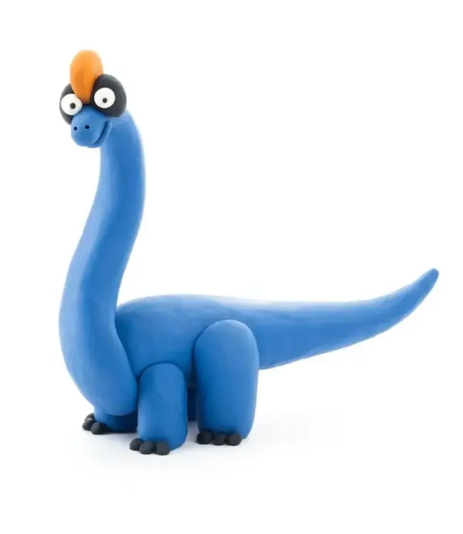 Hey Clay | Set voor 6 Dieren | Dinos | 13 kleuren | 3+