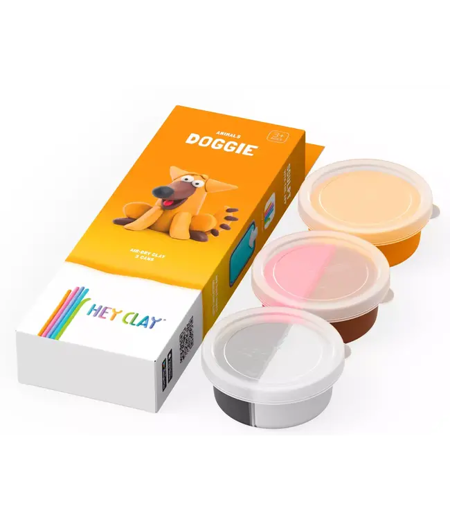 Hey Clay | Animals | Farm Story | Hondje | 5 kleuren | 3+