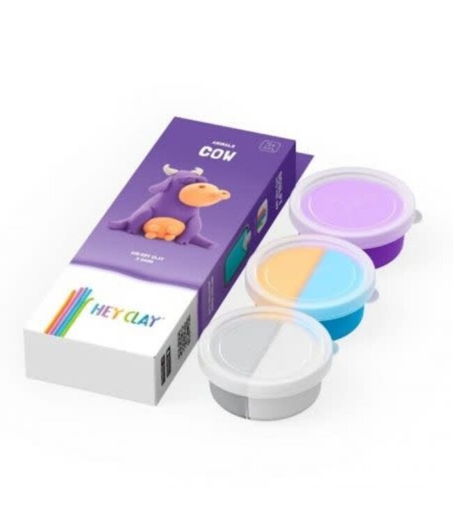 Hey Clay | Animals | Farm Story | Koe | 5 kleuren | 3++