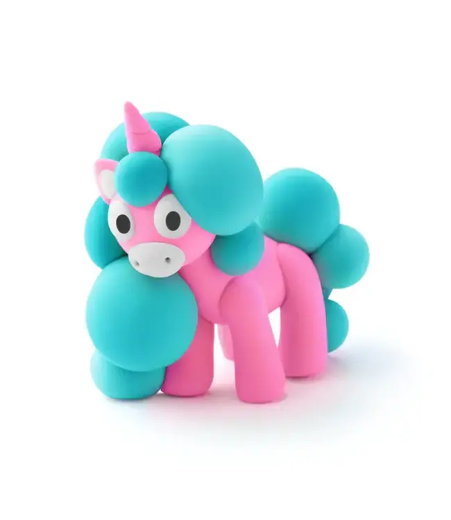 Hey Clay | Regenboog Eenhoorn | Cloudy | 4 kleuren | 3+