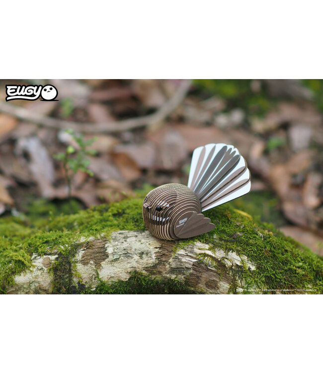 Eugy | 3D Cardboard Model Kit | Bird Life | Fantail | 6+