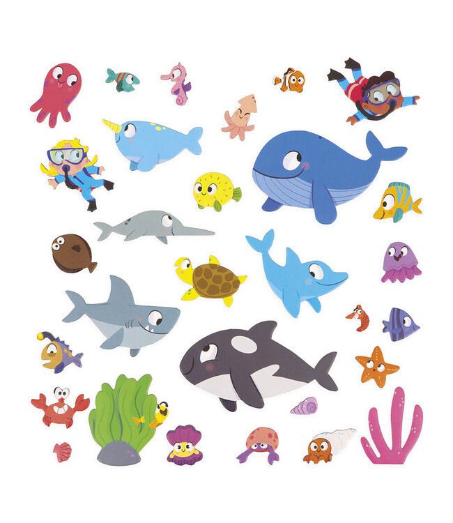 Janod | Magneti Stories | Zeedieren | 3 - 8 jaar