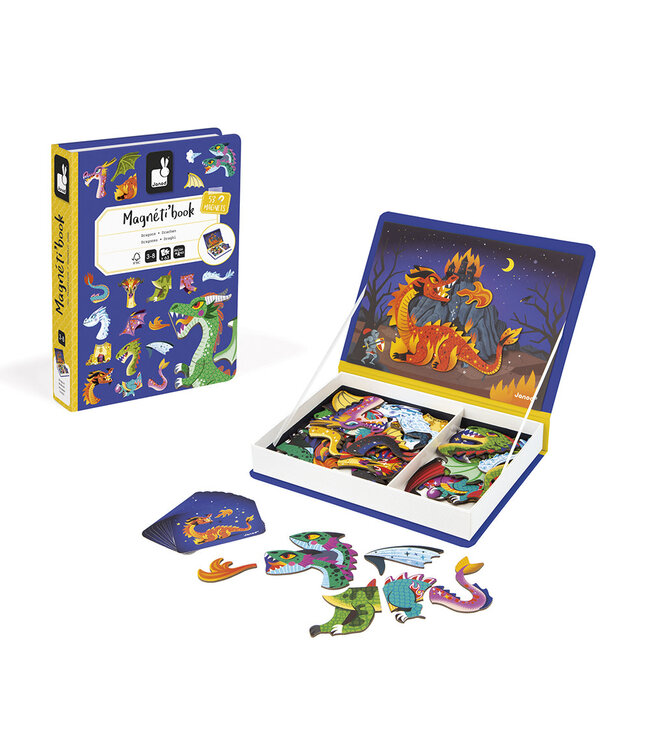 Janod | Magnetibook | Draken | 3 tot 8 jaar