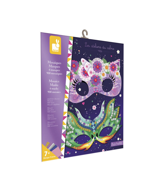 Janod | Atelier | Mozaiek Foamstickers | Mozaiek maskers | 5+