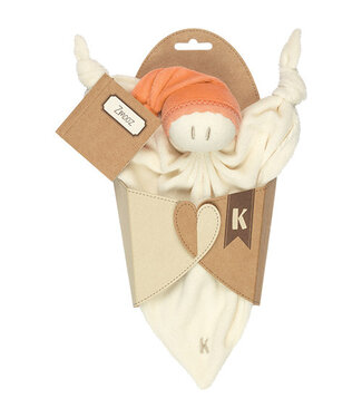 Keptin Jr Keptin-Jr | Lappenpop Comforter | Zmooz | Mandarin Orange | +9 maanden