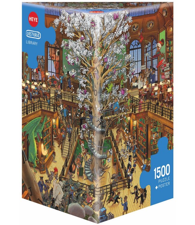 Heye | Comic Puzzel | Puzzel Library | 80 x 60 cm | 1500 stukjes