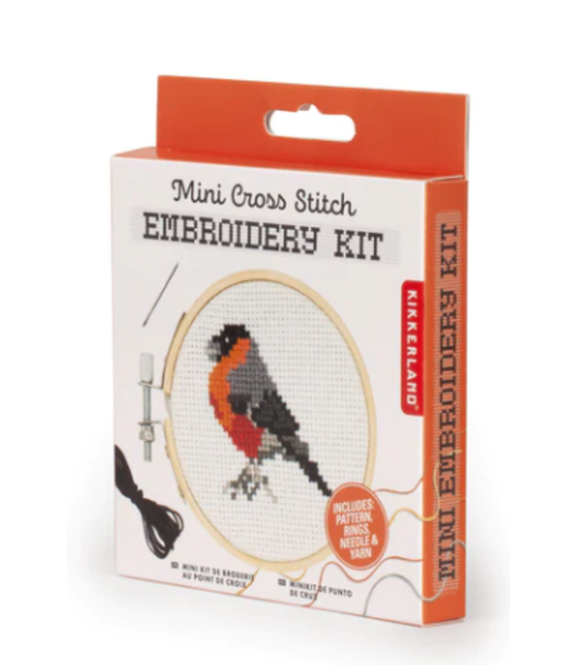 Kikkerland | Mini Cross Stitch | Borduurwerk | Vogel | 11+