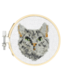 Kikkerland Kikkerland | Mini Cross Stitch | Borduurwerk | Kat | 11+