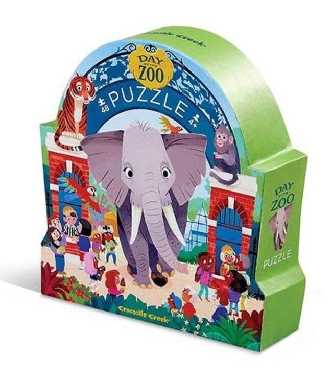 Crocodile Creek | Puzzle | Day at the Zoo | 48 stukjes | 4+
