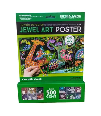 Crocodile Creek Crocodile Creek | Jewel Art Poster | Jungle Paradise | 500 gems | 4+