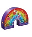 Crocodile Creek Crocodile Creek | Shaped Box Floor Puzzle | Over the Rainbow | 36 delig | 3+