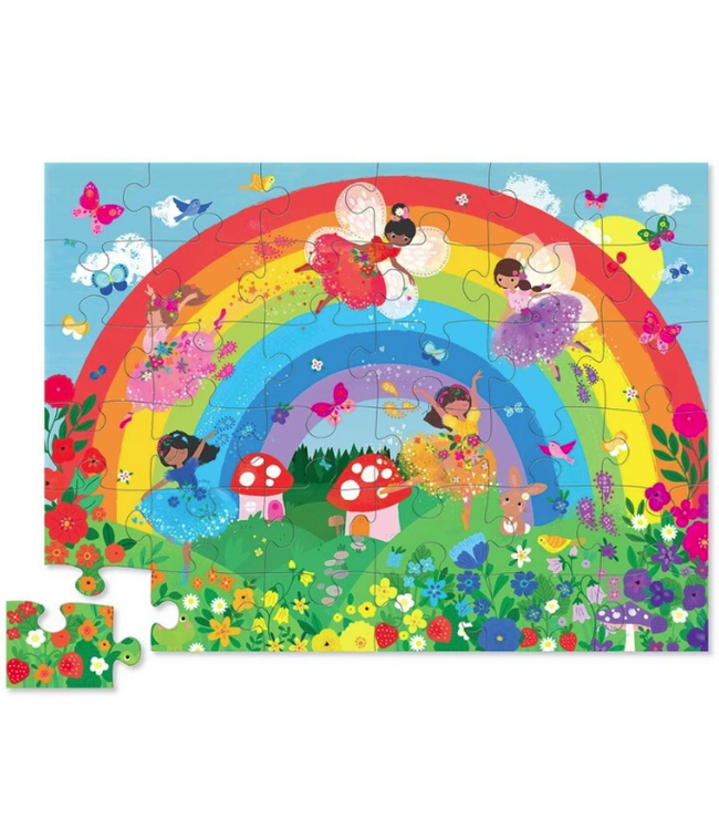 Crocodile Creek | Shaped Box Floor Puzzle | Over the Rainbow | 36 delig | 3+