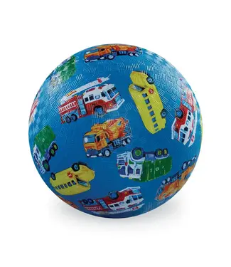 Crocodile Creek Crocodile Creek | Rubber Playball | 18 cm | City Vehicles | 3+