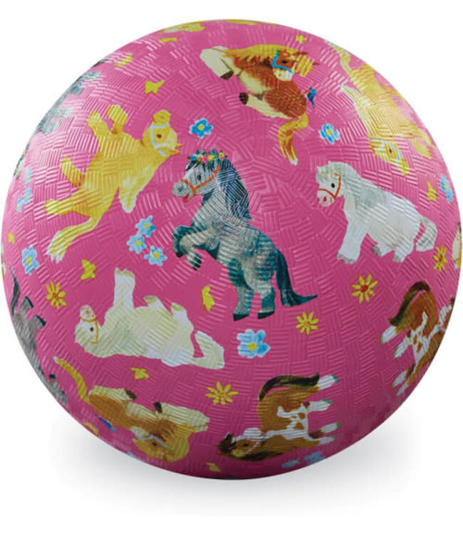 Crocodile Creek | Rubber Playball | 18 cm | Pretty Ponies | 3+