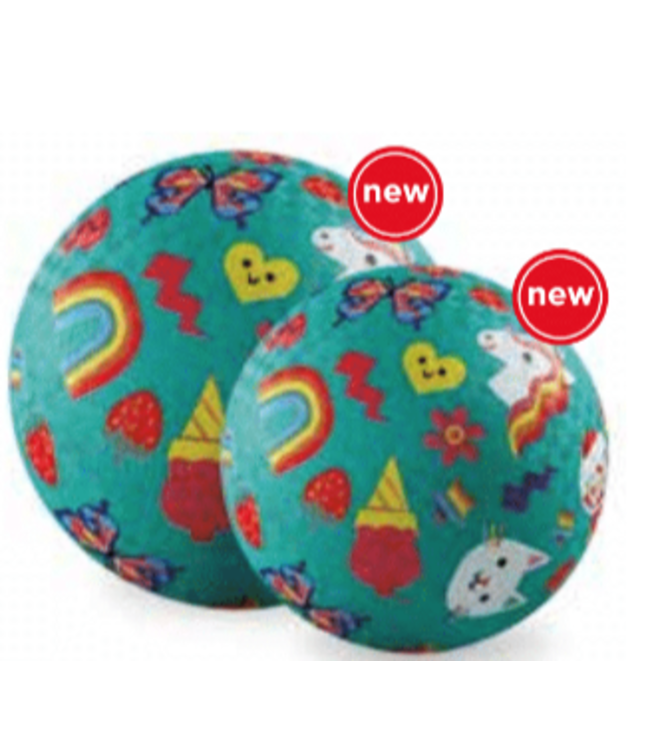 Crocodile Creek | Rubber Playball | 18 cm | Smiley | 3+