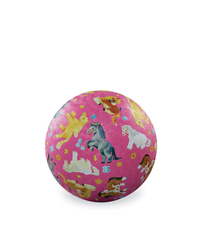 Crocodile Creek | Rubber Playball | 13 cm | Pretty Ponies | 3+