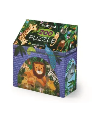 Crocodile Creek Crocodile Creek | Shaped Puzzle | Zoo | 24 stukjes | 3+