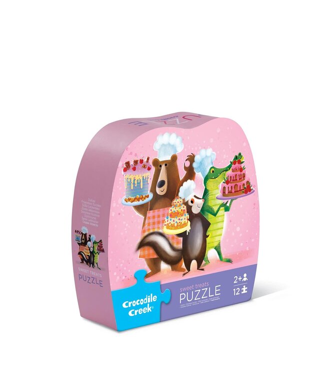Crocodile Creek | Mini Shaped Puzzle | Sweet Treats | 12 stukjes | 2+