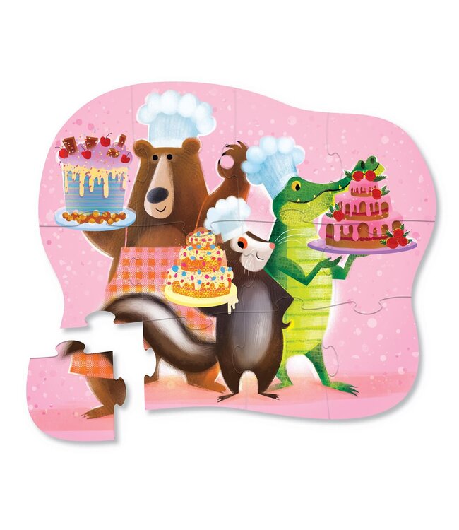 Crocodile Creek | Mini Shaped Puzzle | Sweet Treats | 12 stukjes | 2+
