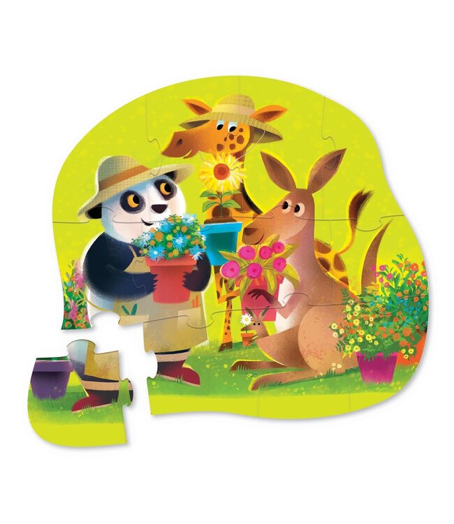 Crocodile Creek | Mini Shaped Puzzle | Flower Power | 12 stukjes | 2+
