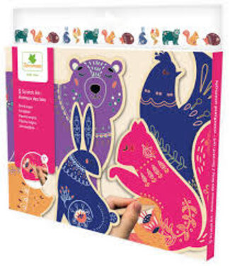 Sycomore Sycomore | Scratch | Forest Animals | 5 pieces | 5+