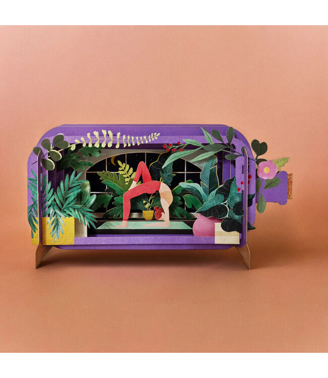 Message in a Bottle | 3D | Pop-up kaart | Yoga