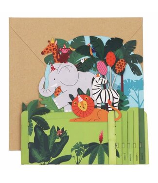 Alljoy Design | 3D | Pop-up Kaart | Jungle