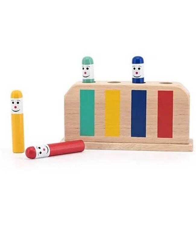 Asa Toys | Houten Pop up  Toy | 16,5 x 4 x 11,5 cm | 1+