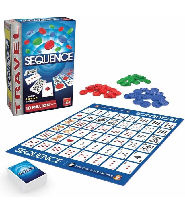 Goliath | Kaartspel | Sequence Travel | Reis Editie | 7+