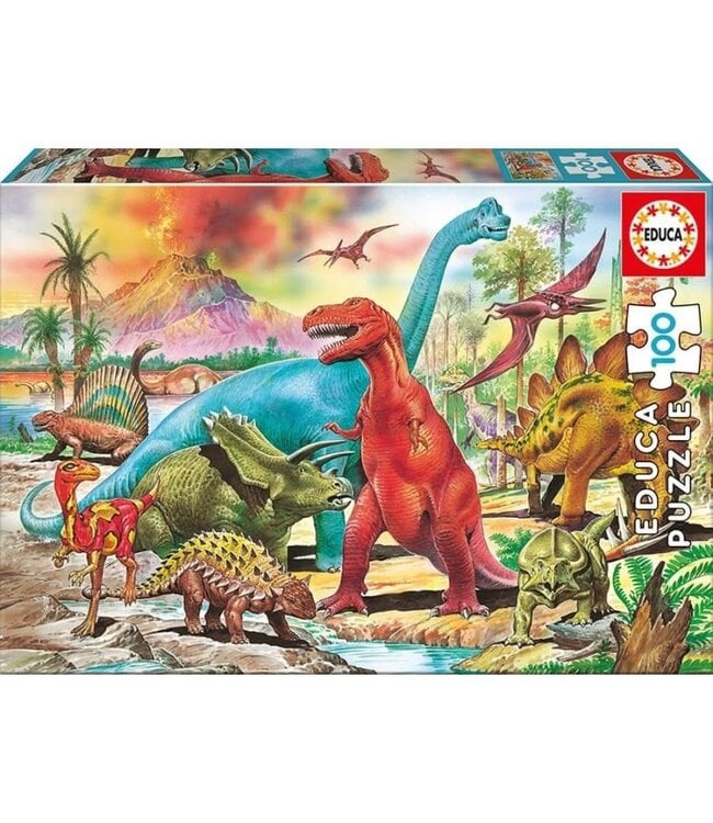 Educa | Puzzle | Dinosaurussen | 100 stukjes | 5+