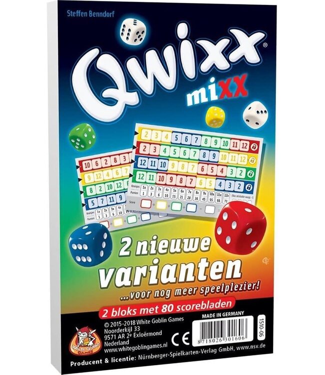 White Goblin Games | Qwixx Mixx | 8+
